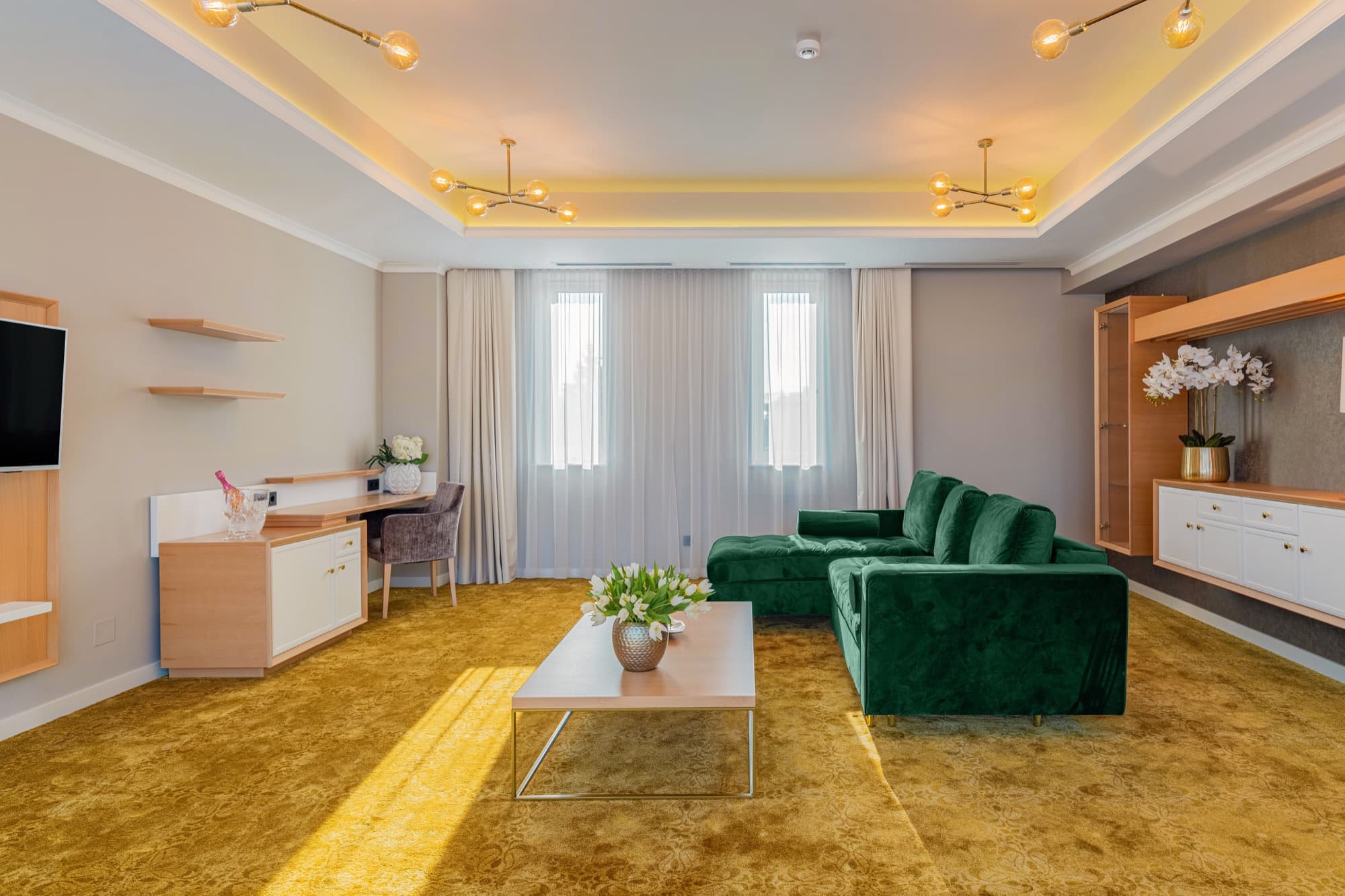 Lounge area at Pergola Boutique Hotel Bucharest