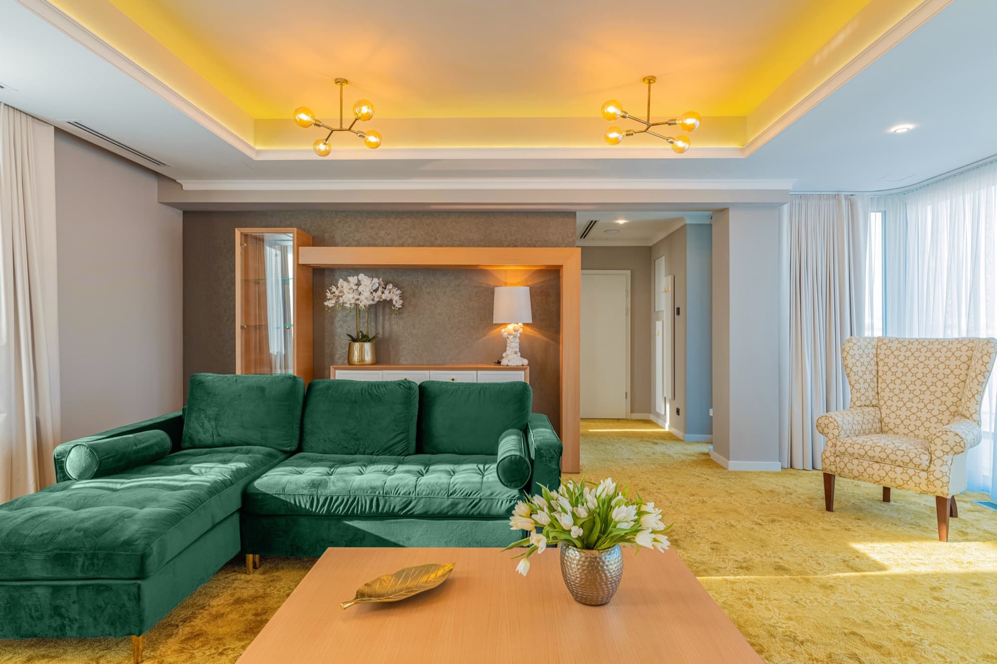 Suite with lounge at Pergola Boutique Hotel Bucharest