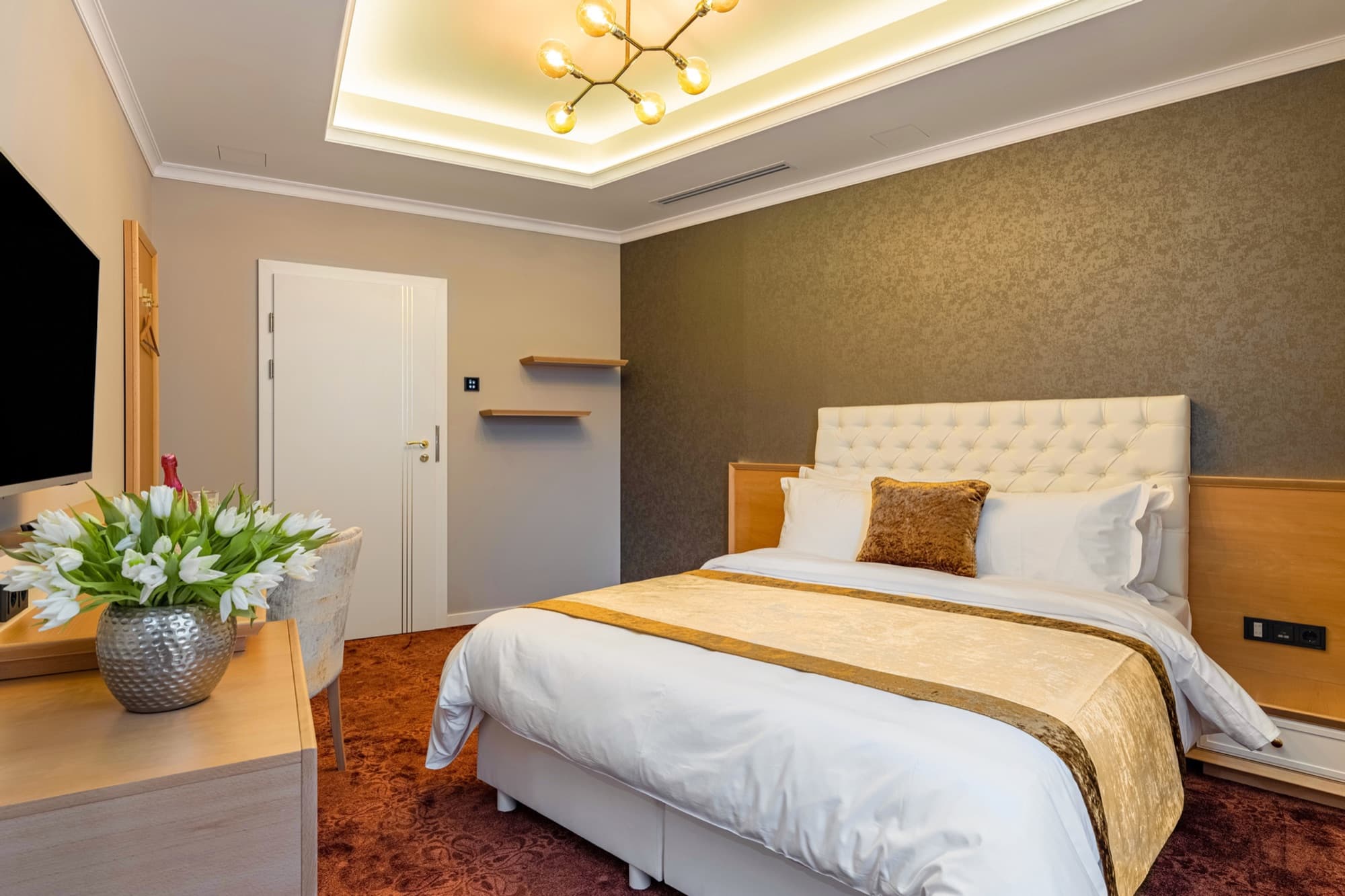 Guest room at Pergola Boutique Hotel Bucharest