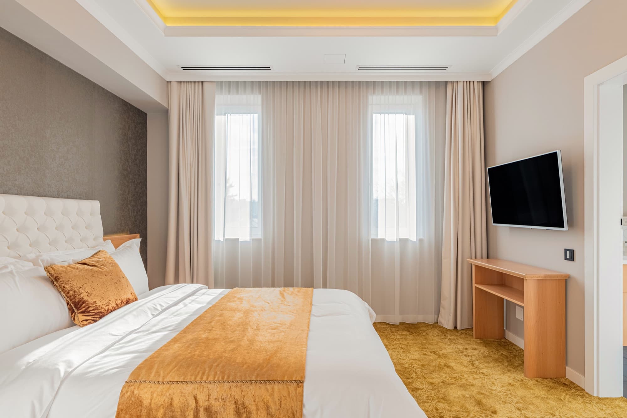 Guest room at Pergola Boutique Hotel Bucharest