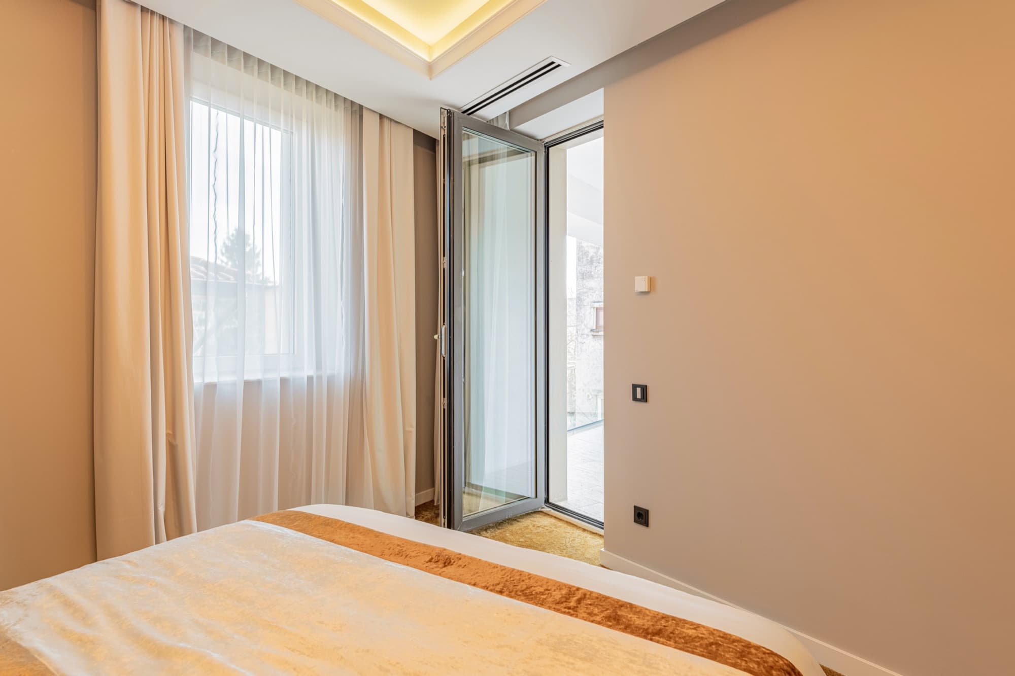 Guest room at Pergola Boutique Hotel Bucharest