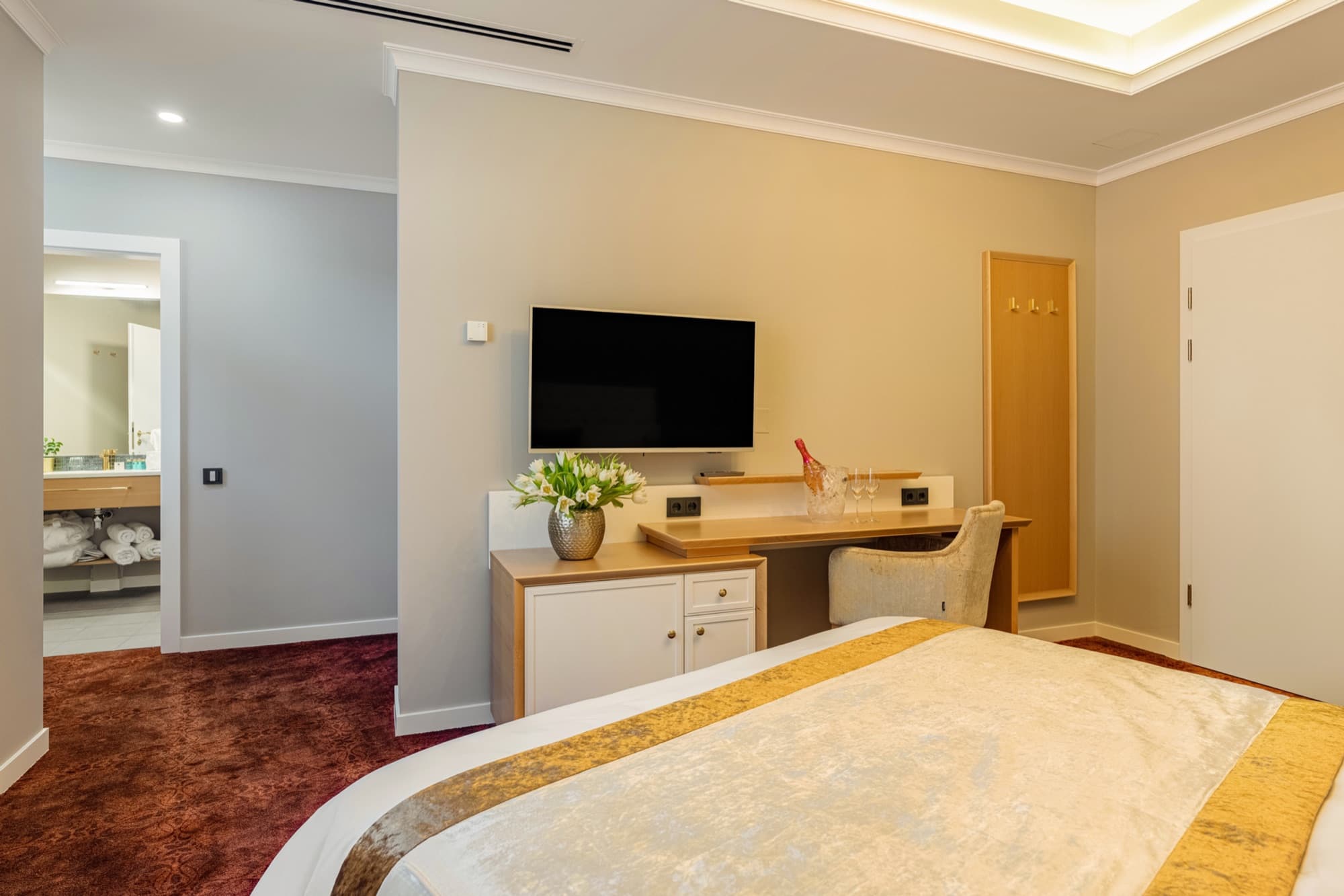 Guest room at Pergola Boutique Hotel Bucharest